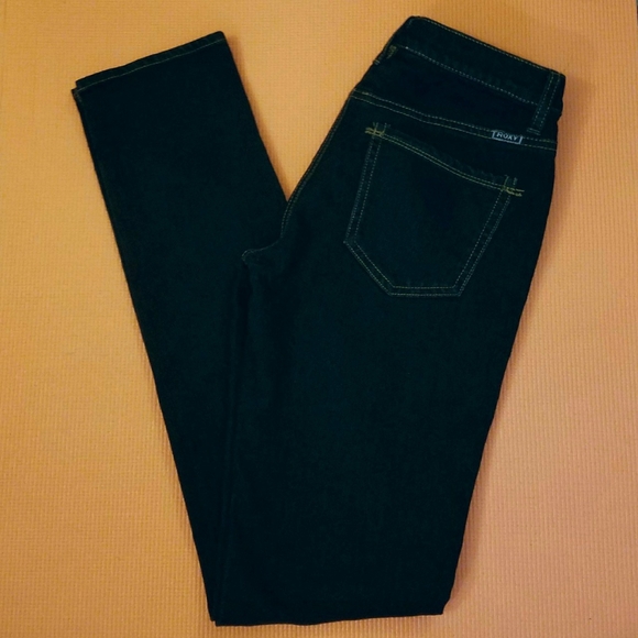 Roxy Dreamer Dark Wash Skinnies - Picture 3 of 4